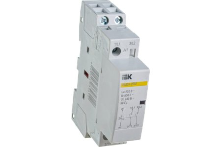 Контактор модульный IEK КМ 20А 230В 2НО