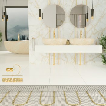 Теплый пол GS двухжильный мат 2,5м2 400Вт