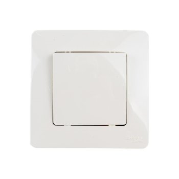 Выключатель встраиваемый Schneider Electric Blanca 1 кл. бежeвый без подсветки