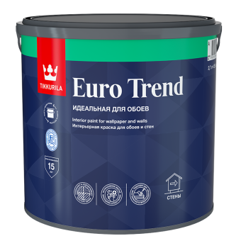 Краска водно-дисперсионная Tikkurila Euro Trend основа для колеровки основа А 2,7 л