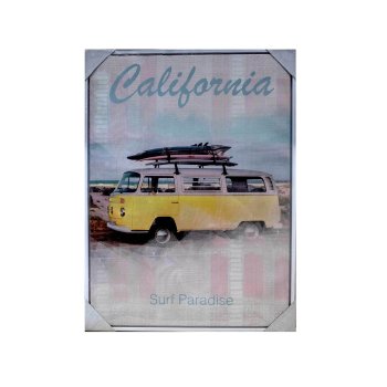 Картина на холсте California Surf Paradise 45х60 см