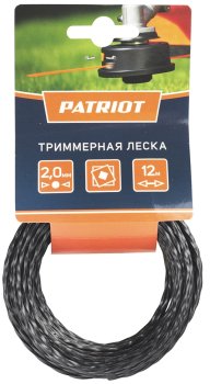 Леска для триммера PATRIOT 2 мм 12000 мм