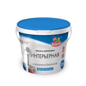Краска водно-дисперсионная ABC-Farben OLECOLOR интерьерная белая 1 кг