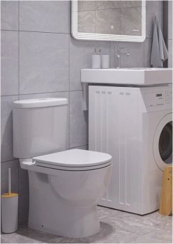 Унитаз-компакт Sanita Luxe Art SL DM напольный  выпуск универсальный