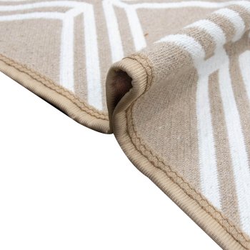 Ковёр интерьерный  SACIL RUG прямой 1,2х0,8 м коричневый