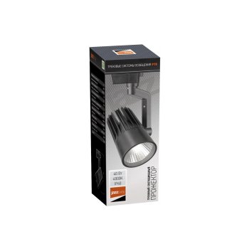 Прожектор трековый Jazzway PTR  0140-2 40Вт 3600Лм 4000К 24° черный