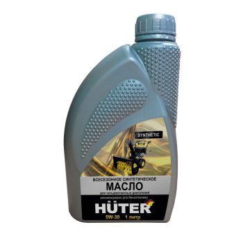 Масло моторное 4-х тактное HUTER синтетическое 1 л