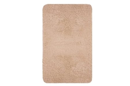 Коврик для ванной комнаты Woolly 80х50см цвет бежевый