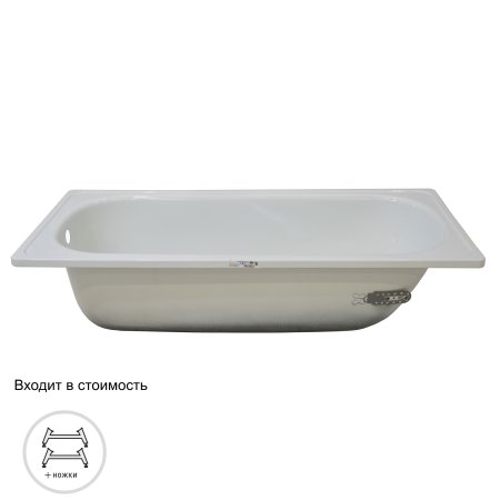 Ванна Антика Белая орхидея стальная 150х70см