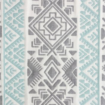 Покрывало Этель Cotton 240х220 см зеленый/серый
