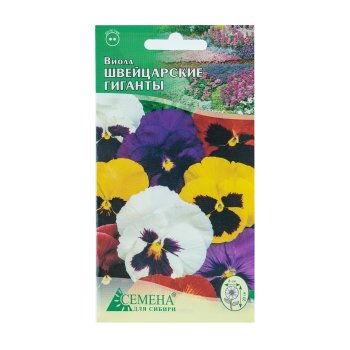 Семена виолы Швейцарские гиганты Семена для Сибири