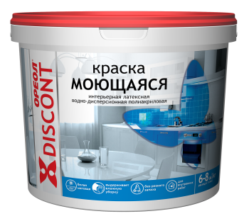 Краска водно-дисперсионная Эмпилс Ореол Дисконт моющаяся белая 13 кг