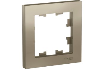 Рамка Schneider Electric AtlasDesign 1 пост, цвет шампань