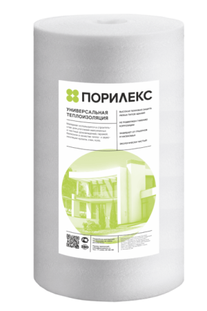 Вспененная теплоизоляция Порилекс НПЭ ЛП-А 10000х1000х5мм