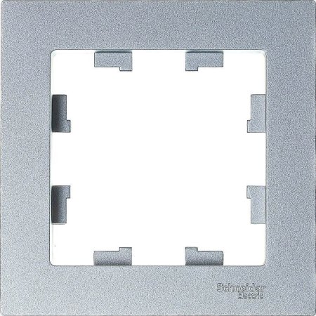 Рамка Schneider Electric AtlasDesign 1 пост, цвет алюминий