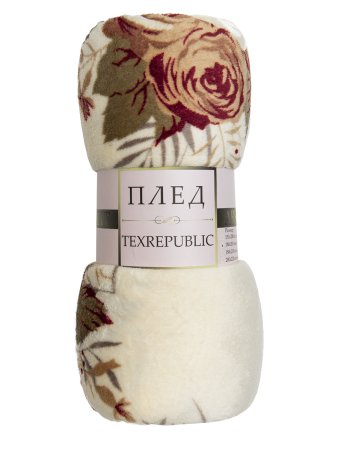 Плед Texrepublic 200х180 см фланель двуспальный