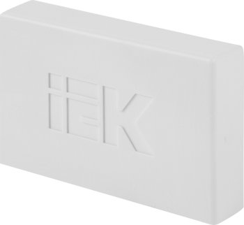 Заглушка торцевая IEK Элекор 60х40 мм цвет белый