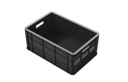 Ящик сплошной для овощей 60х40х25см