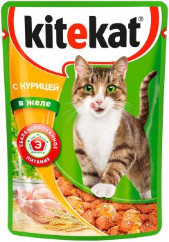 Корм консервированный для кошек Kitekat Курица и индейка 85г