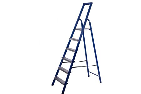Стремянка STAIRS 6 ступеней стальная