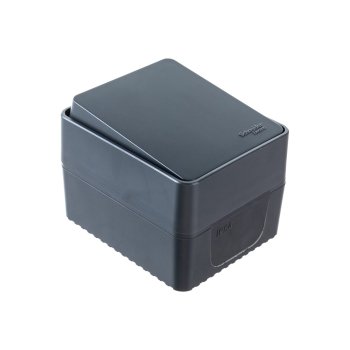 Выключатель накладной Schneider Electric AtlasDesign Profi54 1 кл. антрацит без подсветки