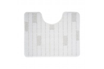 Коврик для унитаза BRICKS  WHITE 60х50см цвет белый