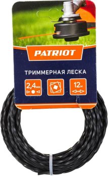 Леска для триммера PATRIOT 2,4 мм 12000 мм