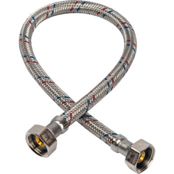 Гибкая подводка ELKA для воды 80см 1/2"х1/2"