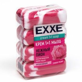 Крем-мыло Exxe 90г Нежный пион 4шт.