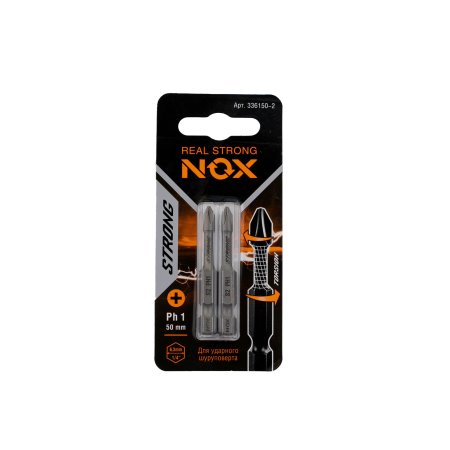 Бита NOX STRONG PH1 50 мм 2 шт.