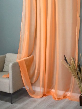 Штора тюлевая Витерра 290х270см персик 1 шт