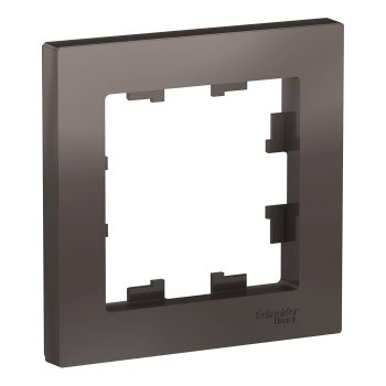 Рамка Schneider Electric AtlasDesign 1 пост, цвет мокко