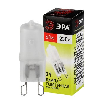 Лампа галогенная Эра G9 60Вт 3000К