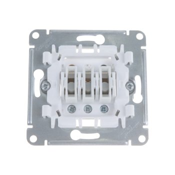 Выключатель встраиваемый Schneider Electric Glossa 3 кл. белый без подсветки