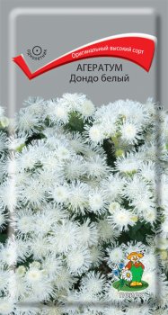 Семена агератума Белый шар Поиск