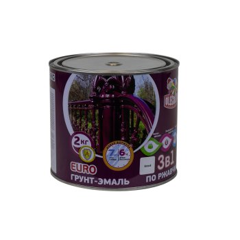 Грунт-эмаль ABC-Farben Olecolor по ржавчине белая 2 кг полуглянцевая