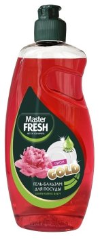 Жидкость для мытья посуды нет Master Fresh пион 500мл гель