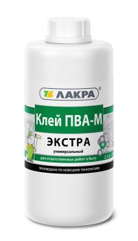 Клей ПВА Лакра Экстра прозрачный 2,3 кг
