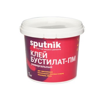 Клей универсальный Ижсинтез Бустилат Спутник белый 1 кг
