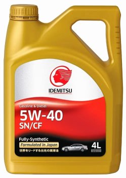 Масло моторное IDEMITSU FULLY-SYNTHETIC 5W40 4л SN/CF