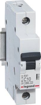 Автоматический выключатель Legrand Rx3 1P 10А хар-ка C 4,5кА