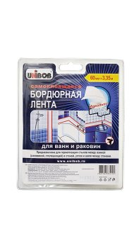 Лента бордюрная UNIBOB 60 мм x 3,35м белый