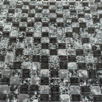 Мозаика Wet asphalt черный x05
