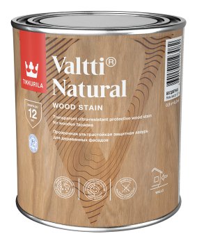 Антисептик Tikkurila Valtti NATURAL декоративный бесцветный 0,9 л