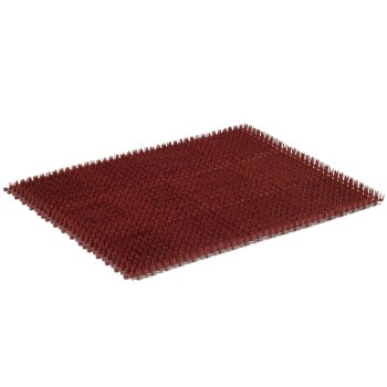 Коврик искусственная трава Soft color 56х42 см коричневый