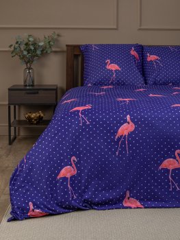 Комплект постельного белья Flamingo полутороспальный полиэстер