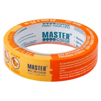 Лента малярная Master Color 24 мм х 25м золотой
