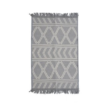 Ковёр интерьерный  SACIL RUG прямой 0,9х0,6 м серый