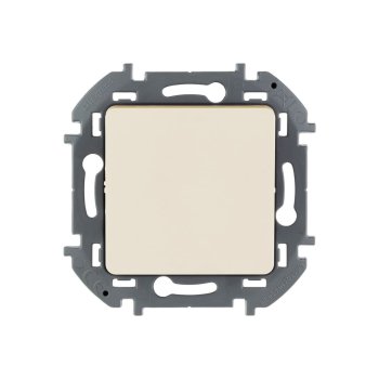 Выключатель встраиваемый Legrand Inspiria 1 кл. слоновая кость без подсветки