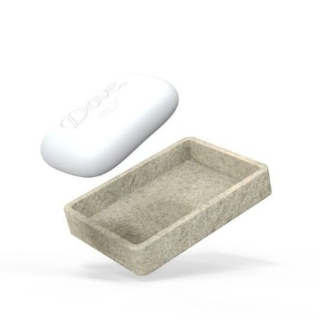 Мыльница STONE полирезина цвет бежевый